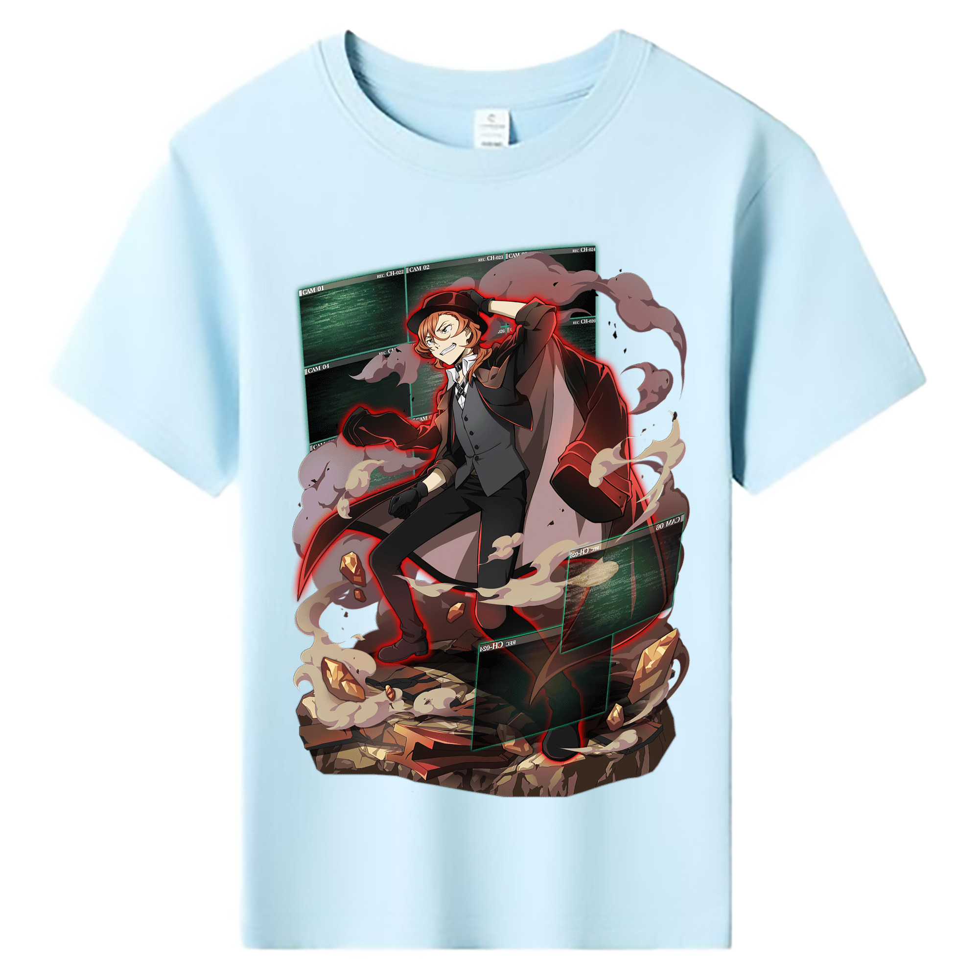 （画像用） 文豪ストレイドッグス Bungo Stray Dogs 綿100％キッズTシャツ（フロントプリント）